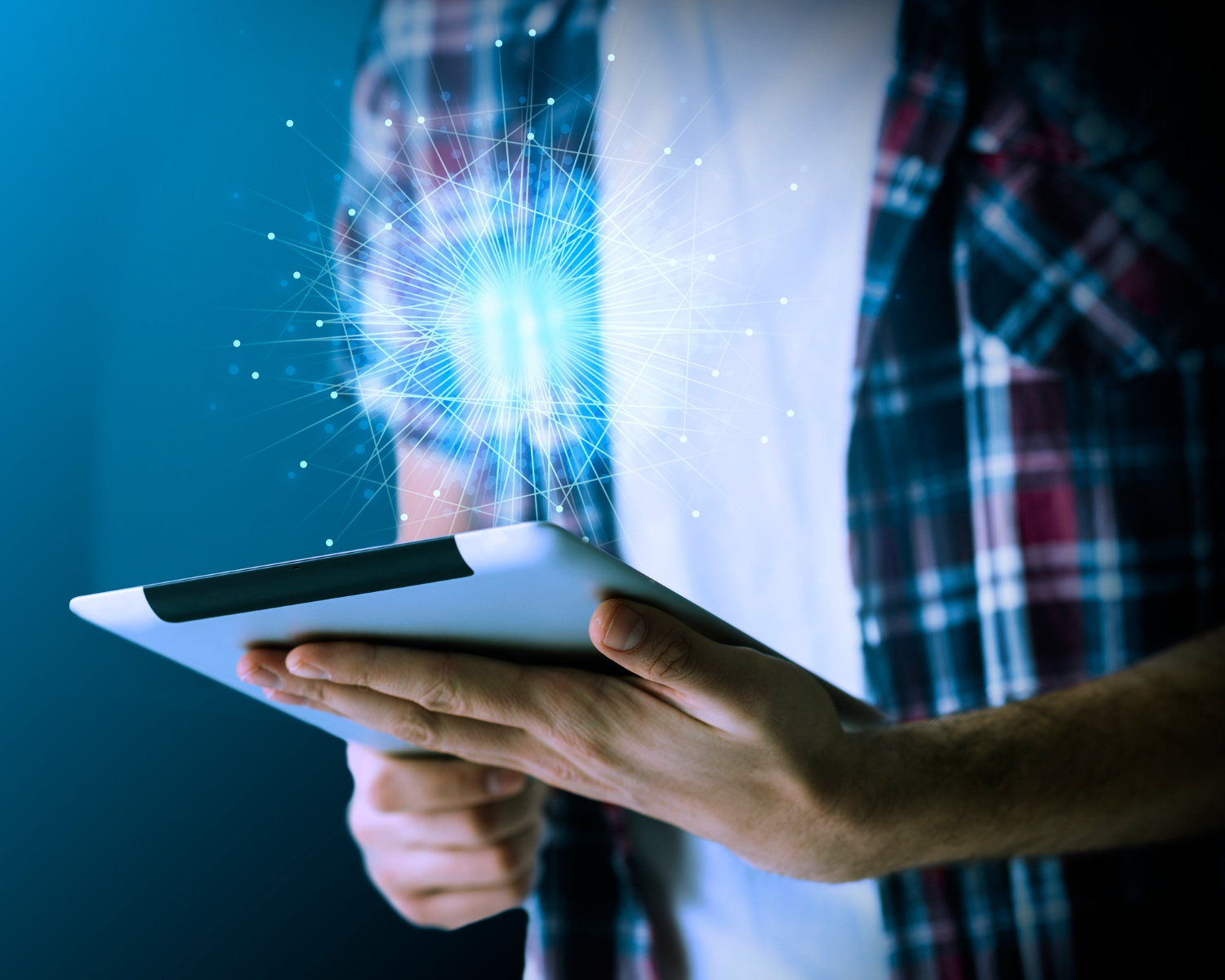 Integrated digital technology on a tablet